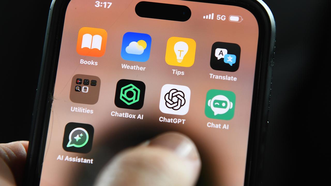 Artificial intelligence apps (file image)