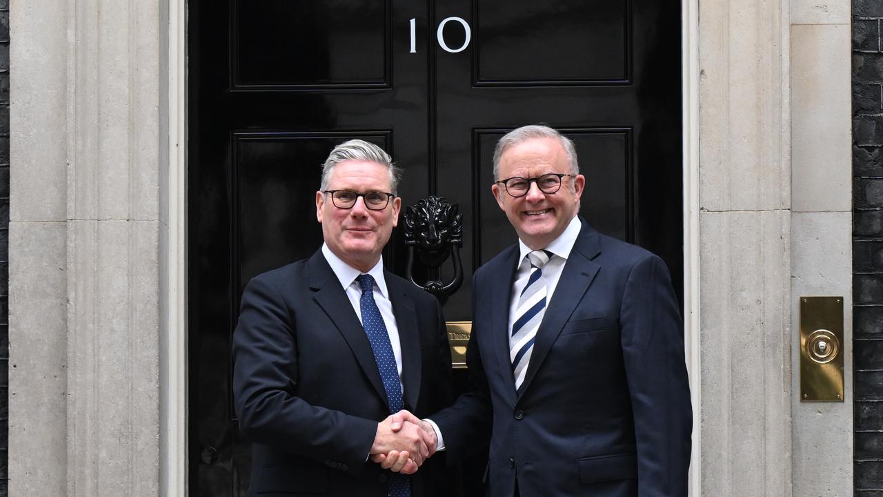 Prime ministers Keir Starmer and Anthony Albanese