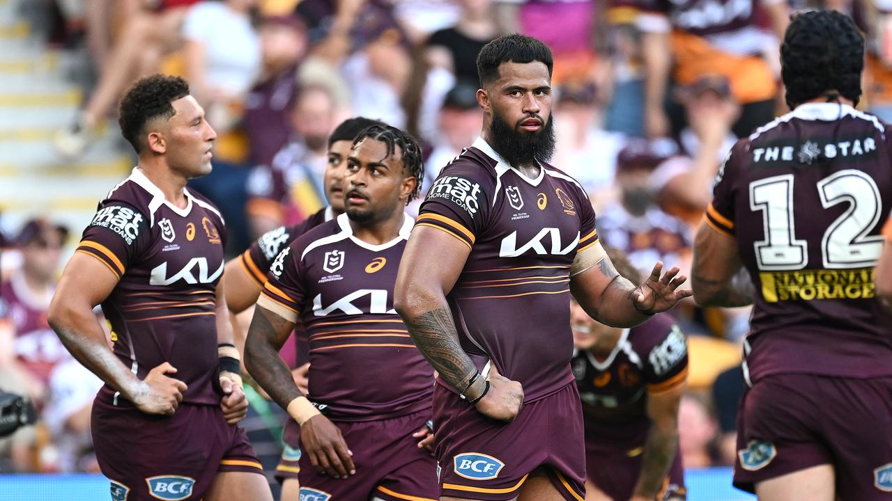 Brisbane's Payne Haas played another cracking game for the Broncos.