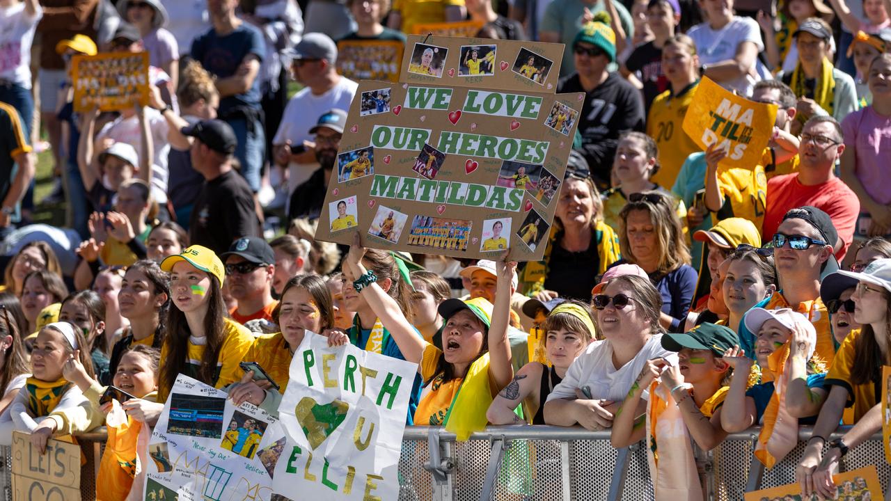 Fans are seen at Riverstage