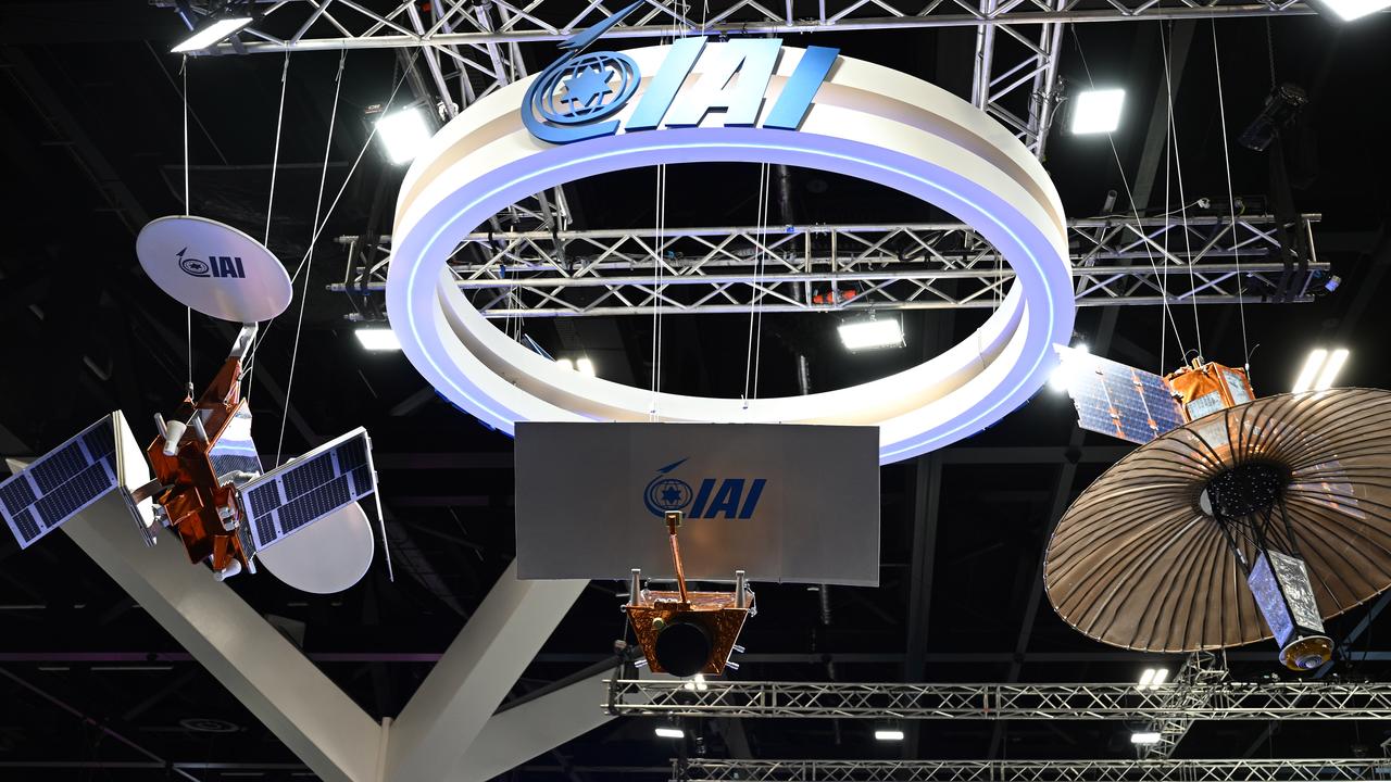 The IAI booth at the International Astronautical Congress 