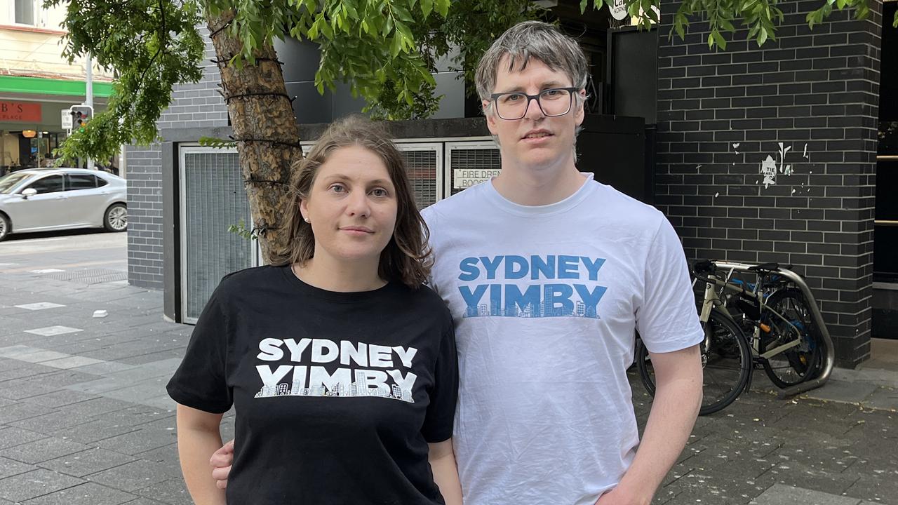 Sydney YIMBY cofounders Justin Simon and Emily Lockwood