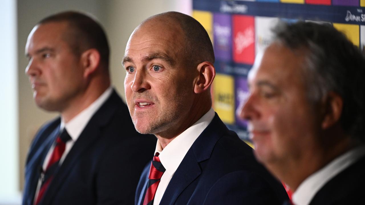 (L-R) Melbourne Demons President