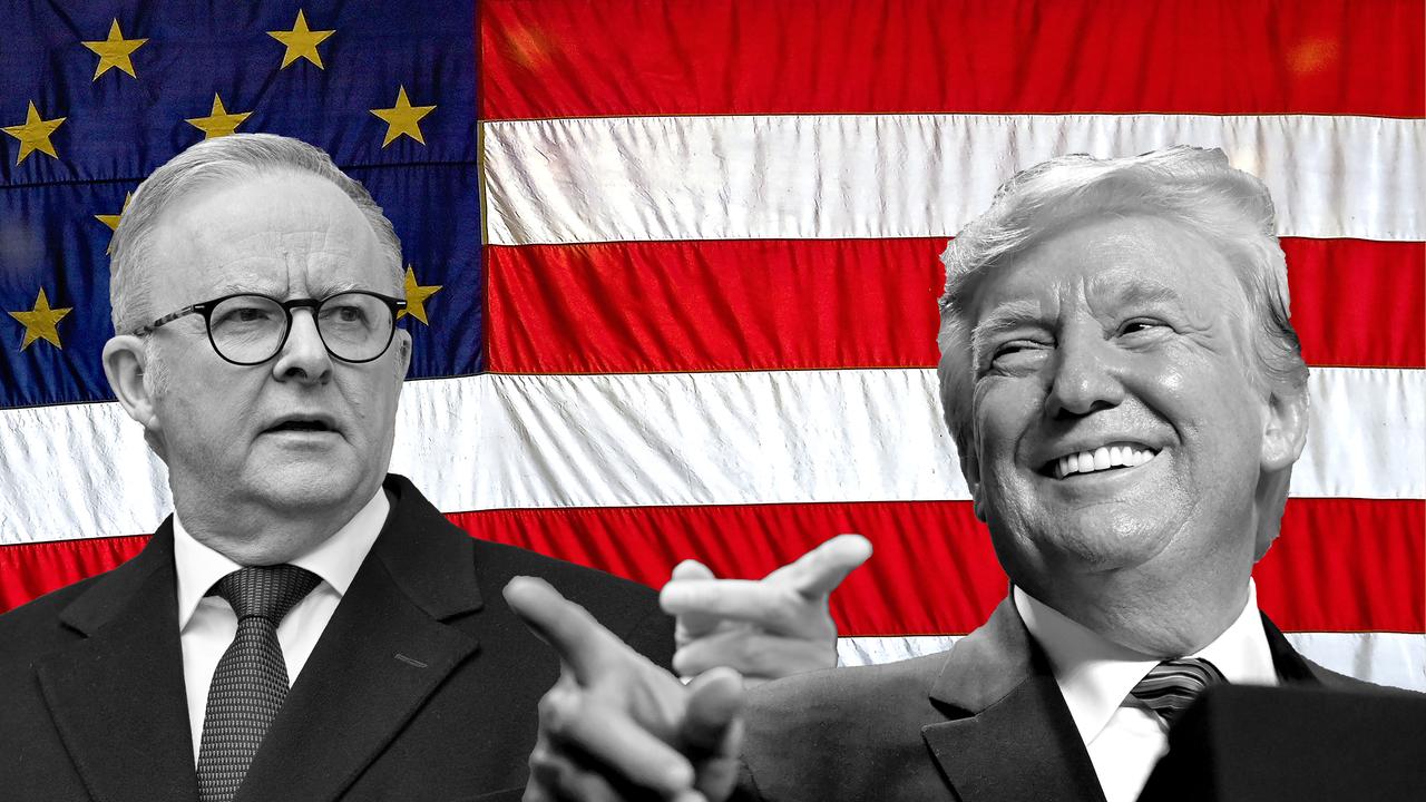 Anthony Albanese and Donald Trump (file image)
