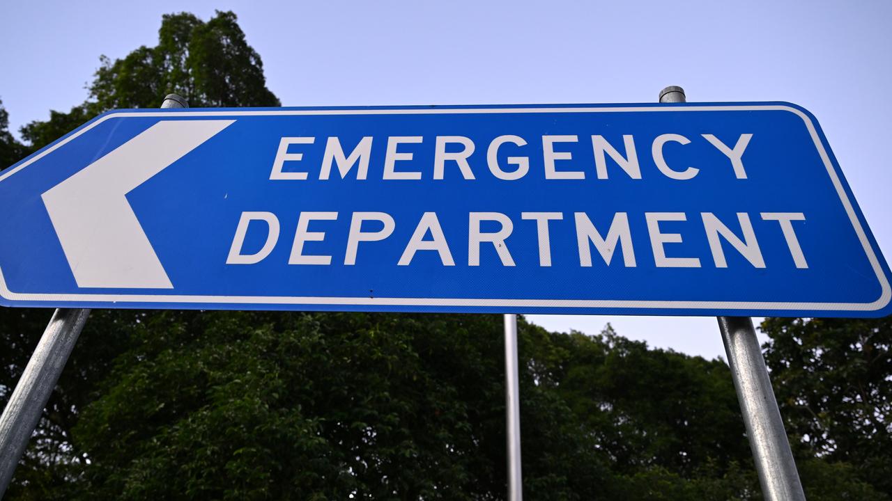 A sign showing directions to the Emergency Department (file image)