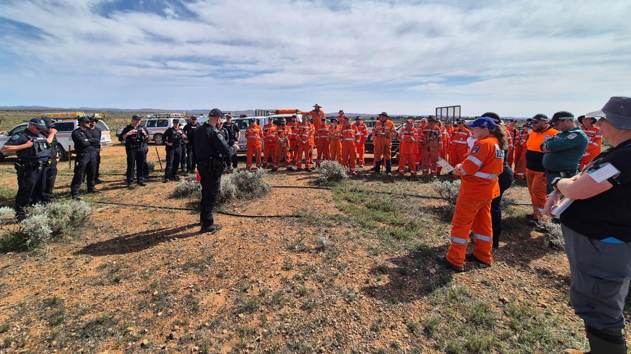 Search crews being briefed 