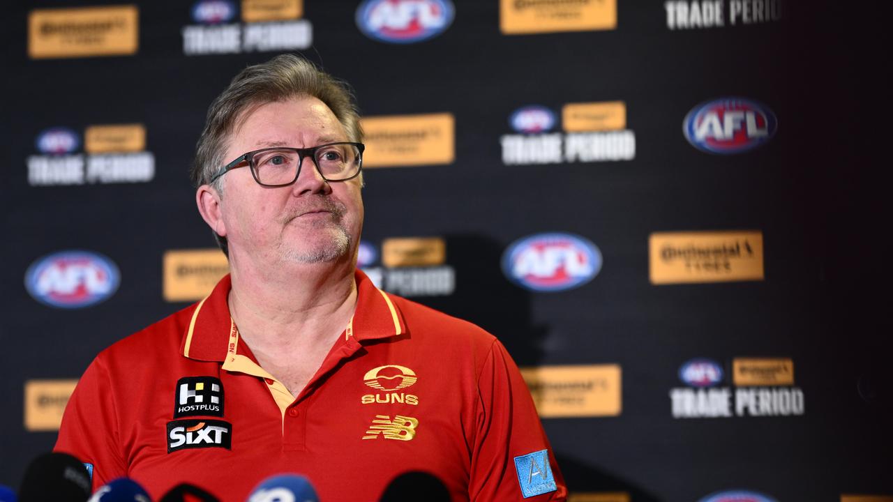 Gold Coast Suns list manager Craig Cameron