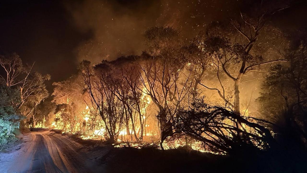 Moreton Island bushfire