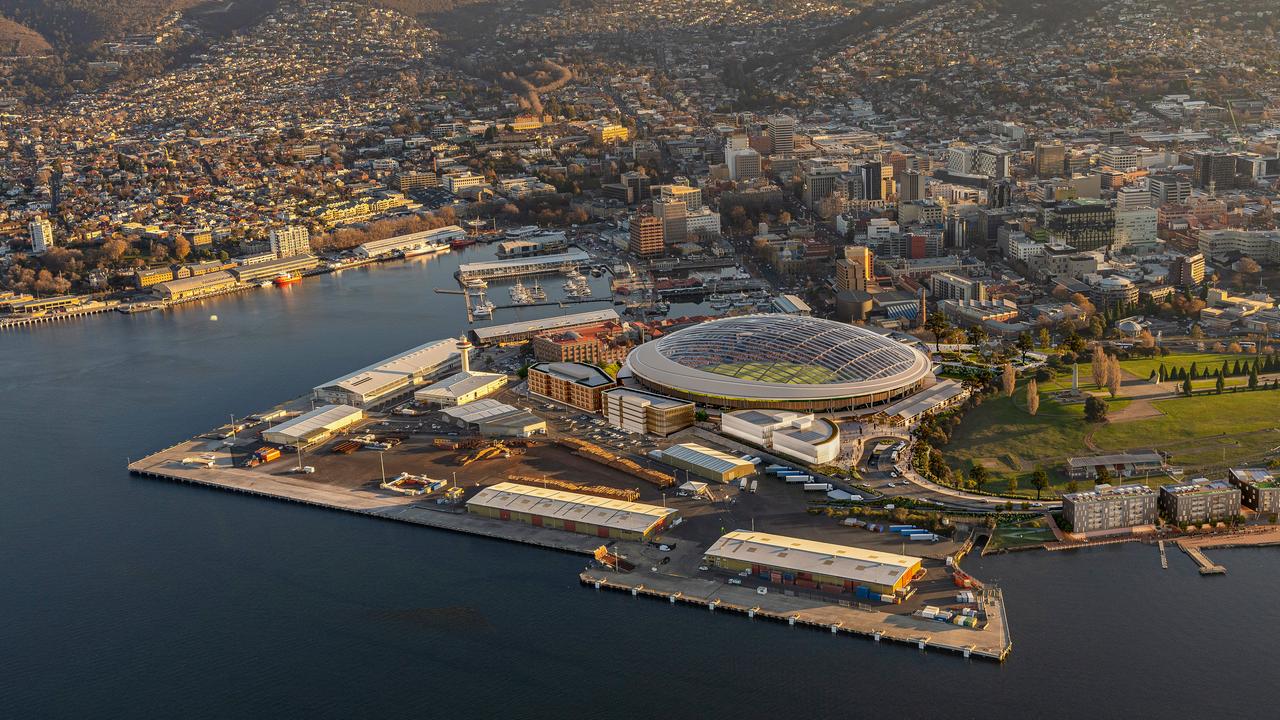 Proposed new stadium in Hobart