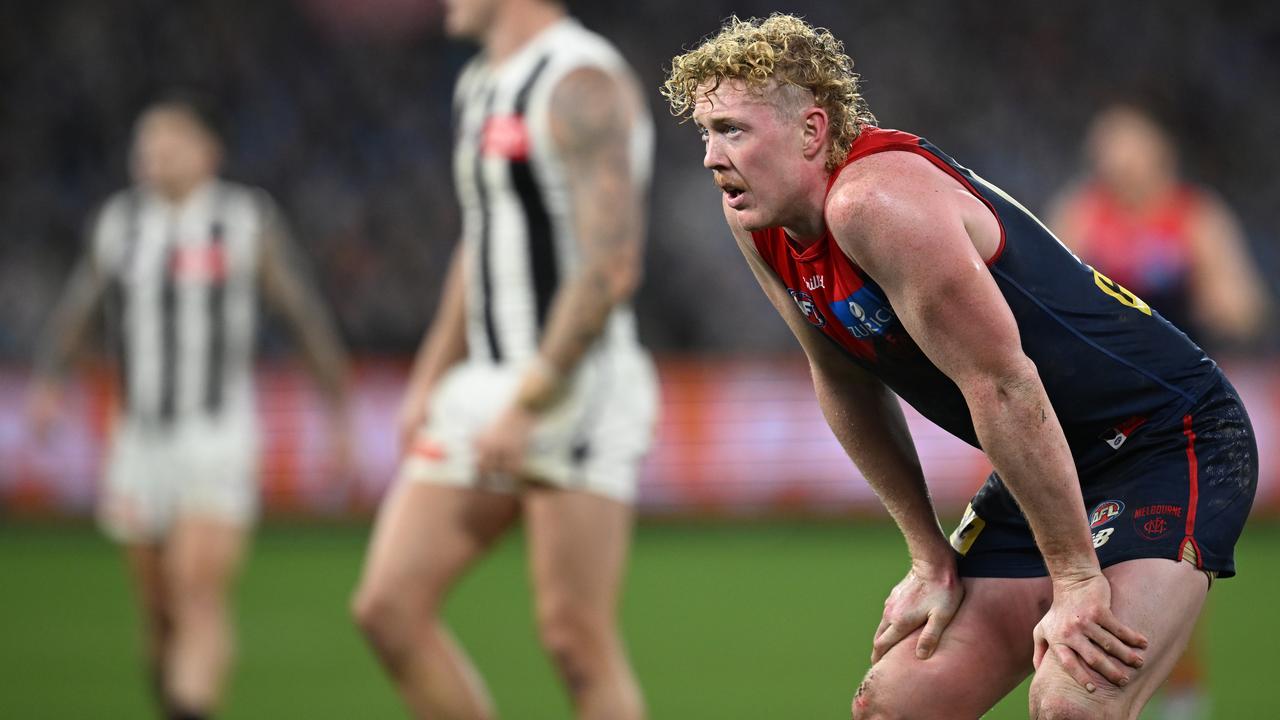 Melbourne midfielder Clayton Oliver.