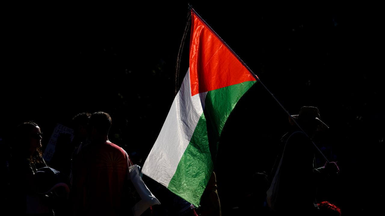 The Palestinian flag in Sydney
