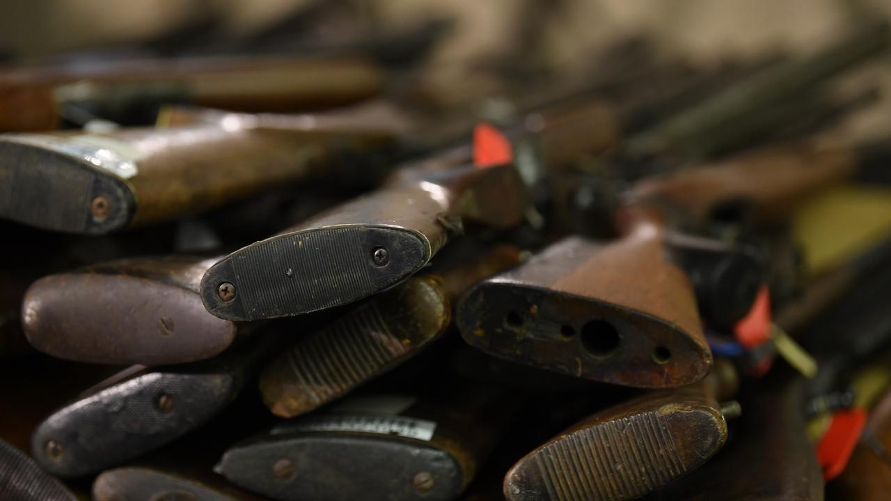 Guns handed in during amnesty (file)