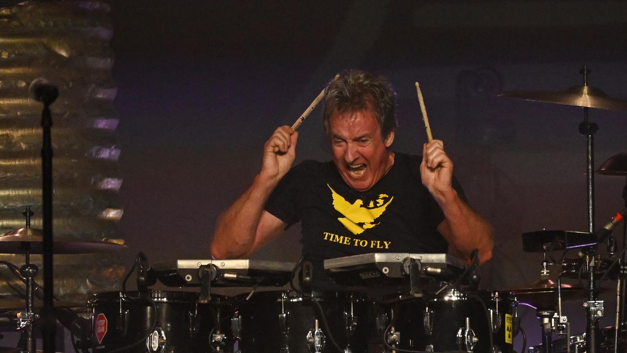 Midnight Oil's drummer Rob Hirst