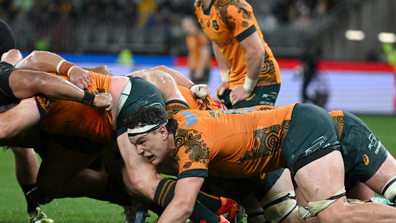 Tom Hooper of the Wallabies