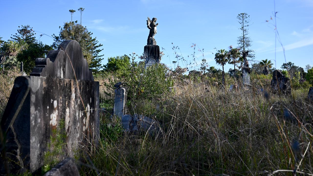 A general view of Rookwood Cemetery in Sydney