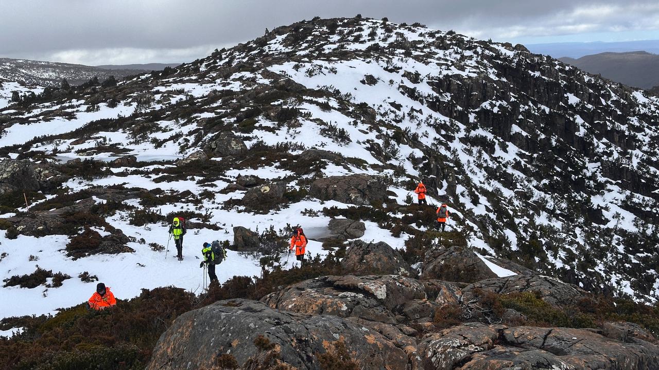 Search teams in Mt Field National Park