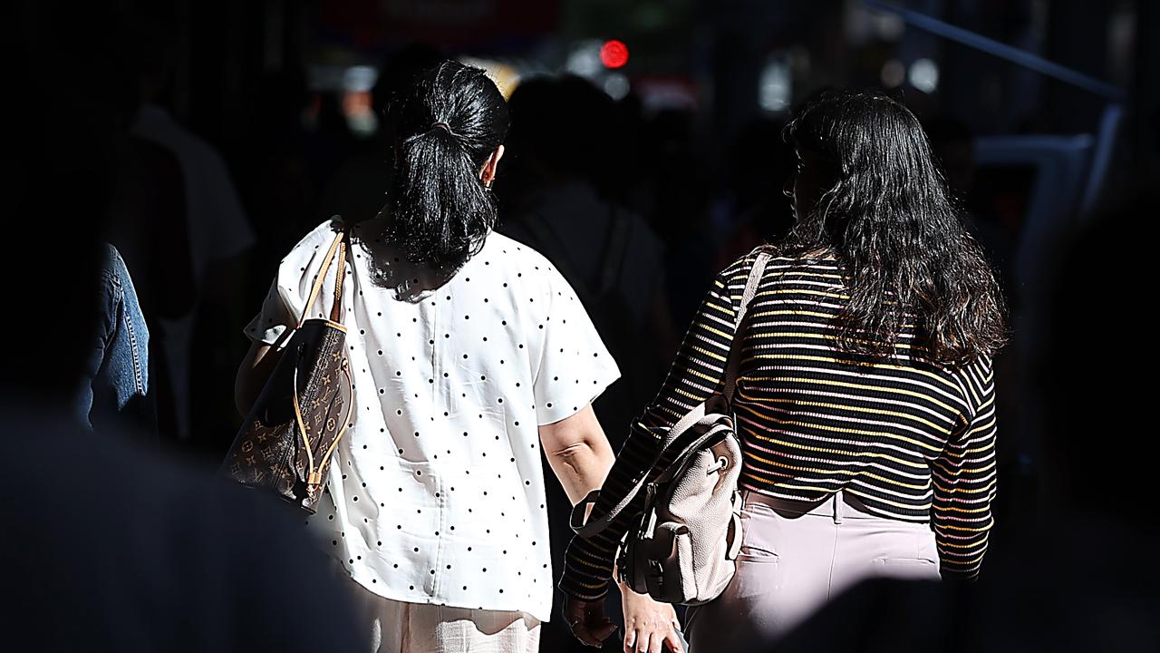 Shoppers in Sydney