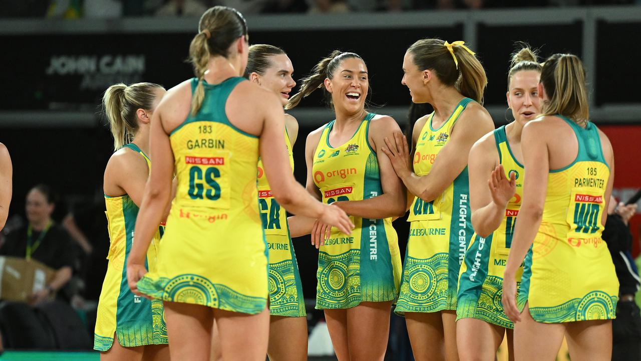 Matilda Garrett of Australia celebrates
