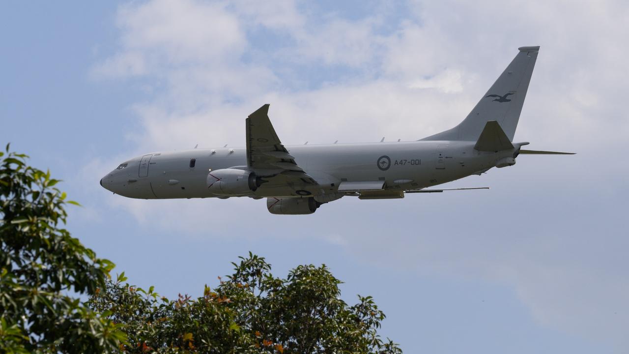 A RAAF P-8A Poseidon aircraft