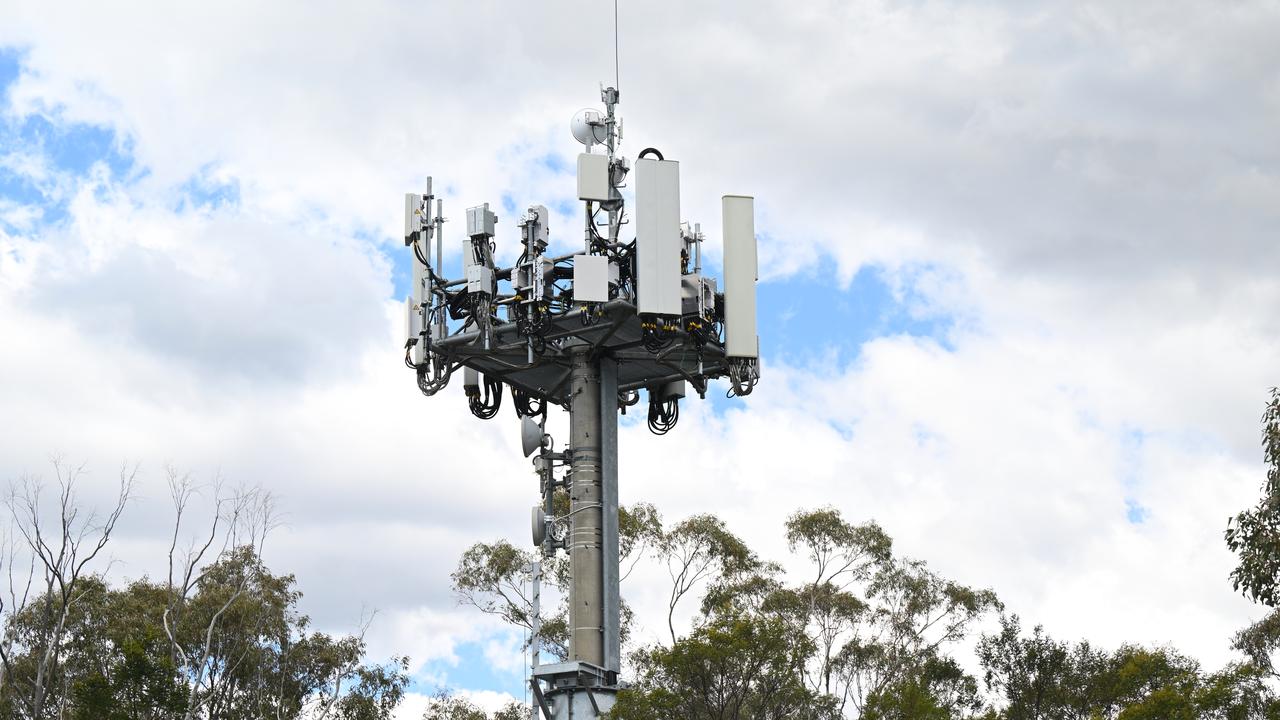 A mobile phone tower