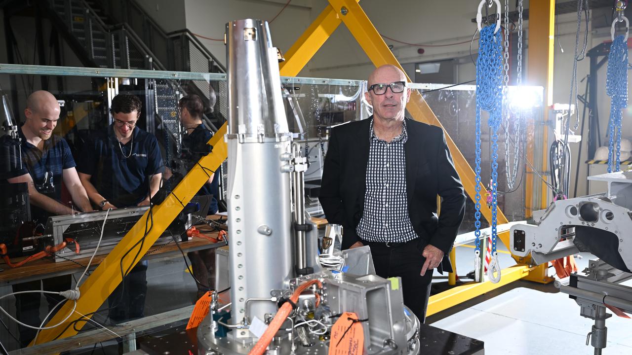 Dr Michael Smart at the Hypersonix work shop