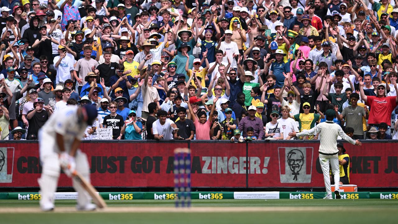 The Test series between Australia and India attracted bumper crowds.