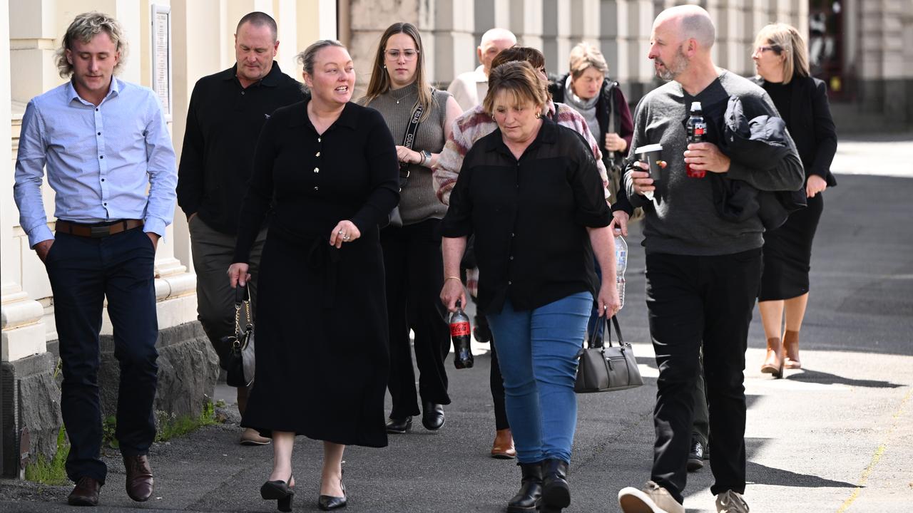 Family and supporters for Hannah McGuire