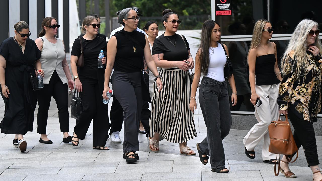 Jade Te Awhitu with family and friends
