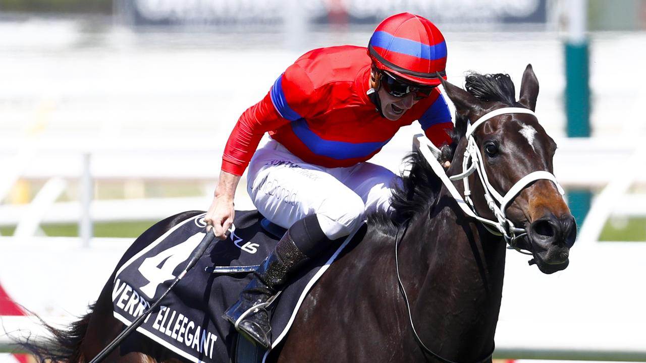 James McDonald riding Verry Elleegant.