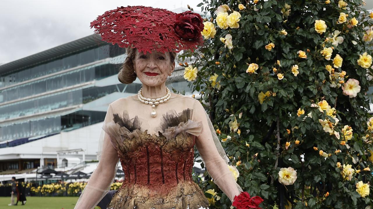 Racegoers Geannie Todaro