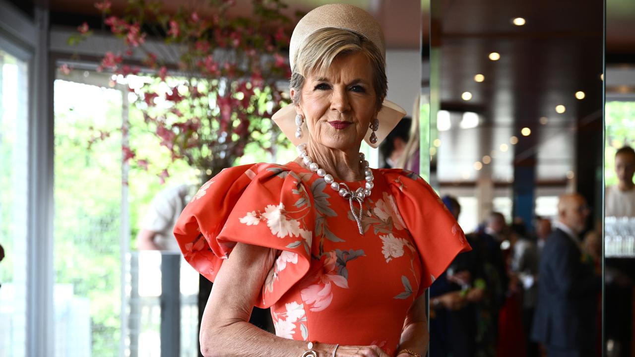 Julie Bishop at the Landmark by Lexus Marquee on Melbourne Cup Day