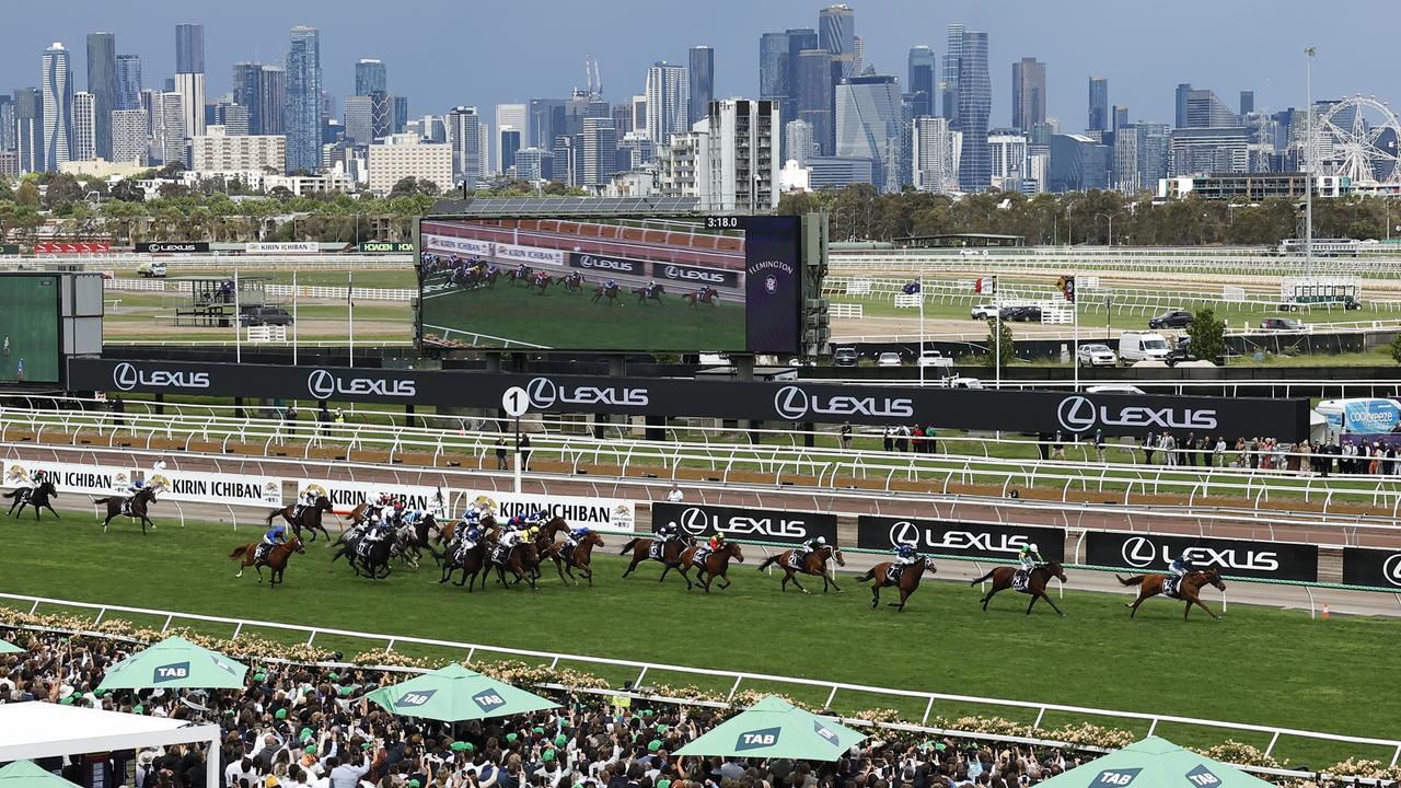 Half Yours and Jamie Melham win the Melbourne Cup.