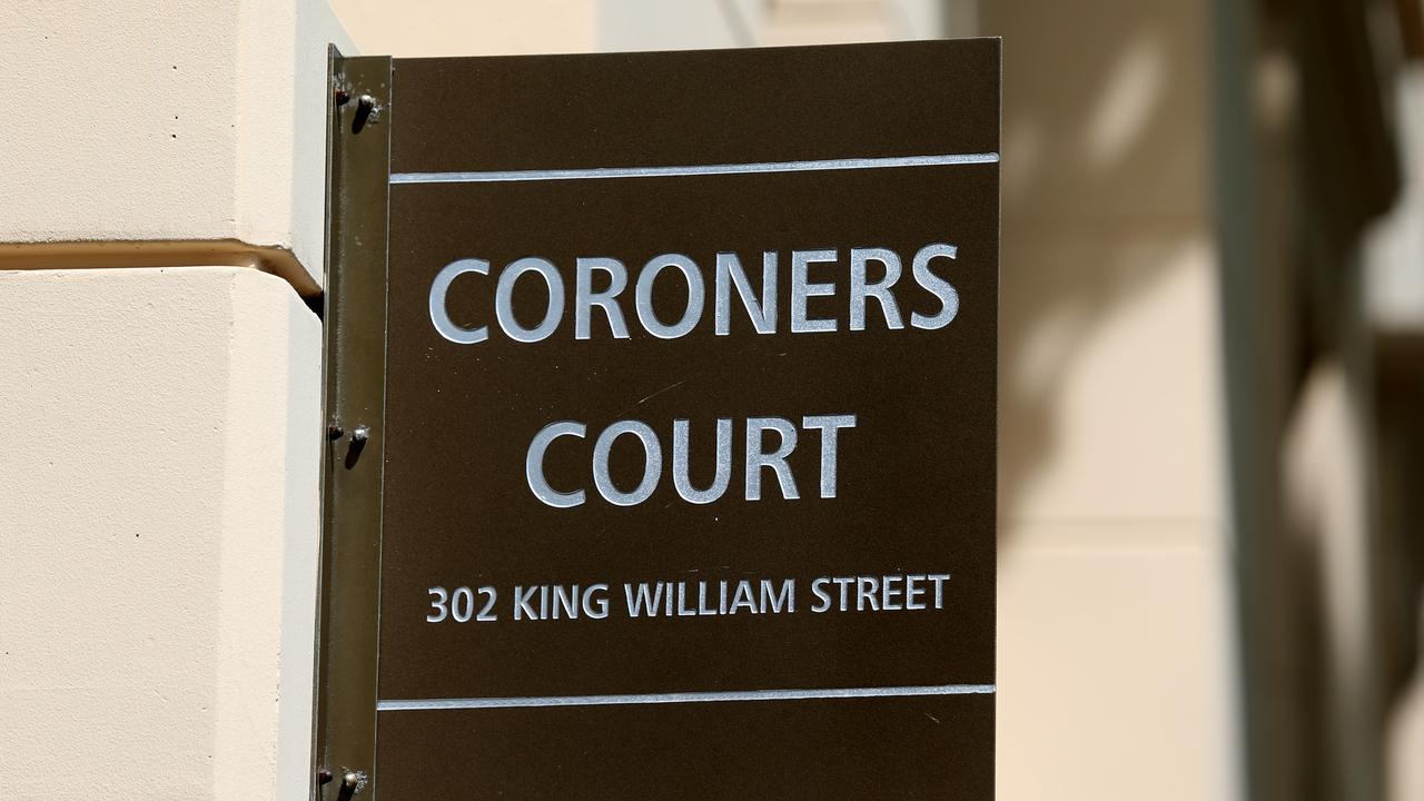 Signage at the Coroners Court building in Adelaide (file image)
