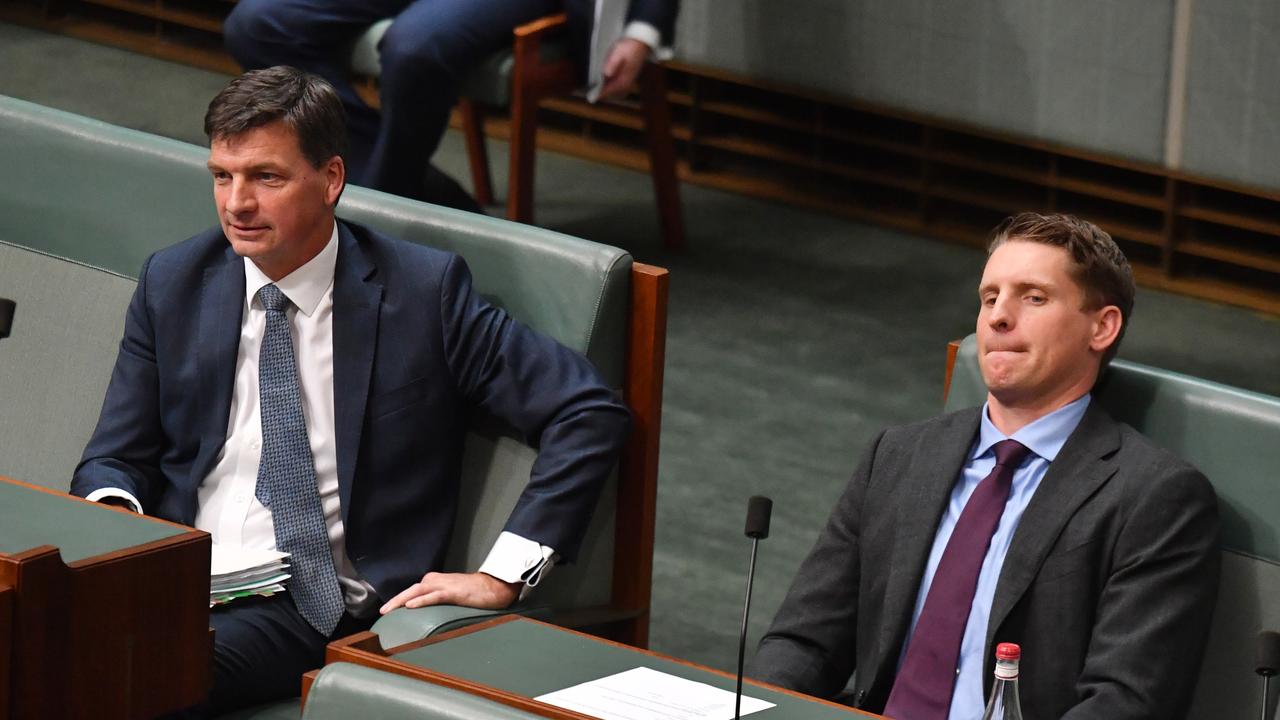 Angus Taylor and Andrew Hastie