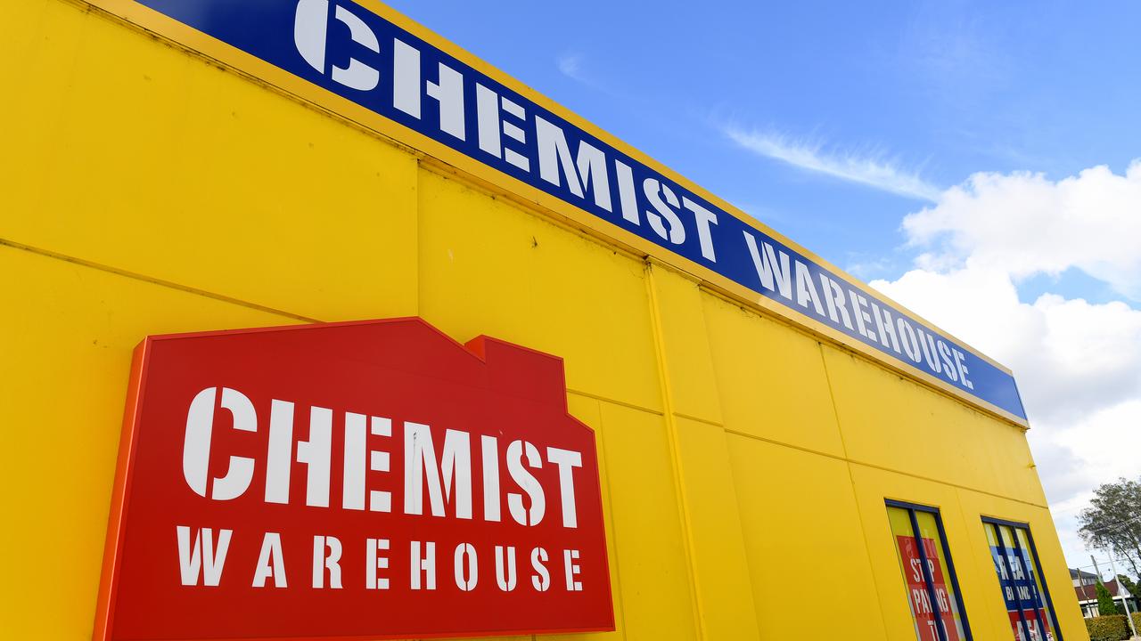 Signage at a Chemist Warehouse store (file image)