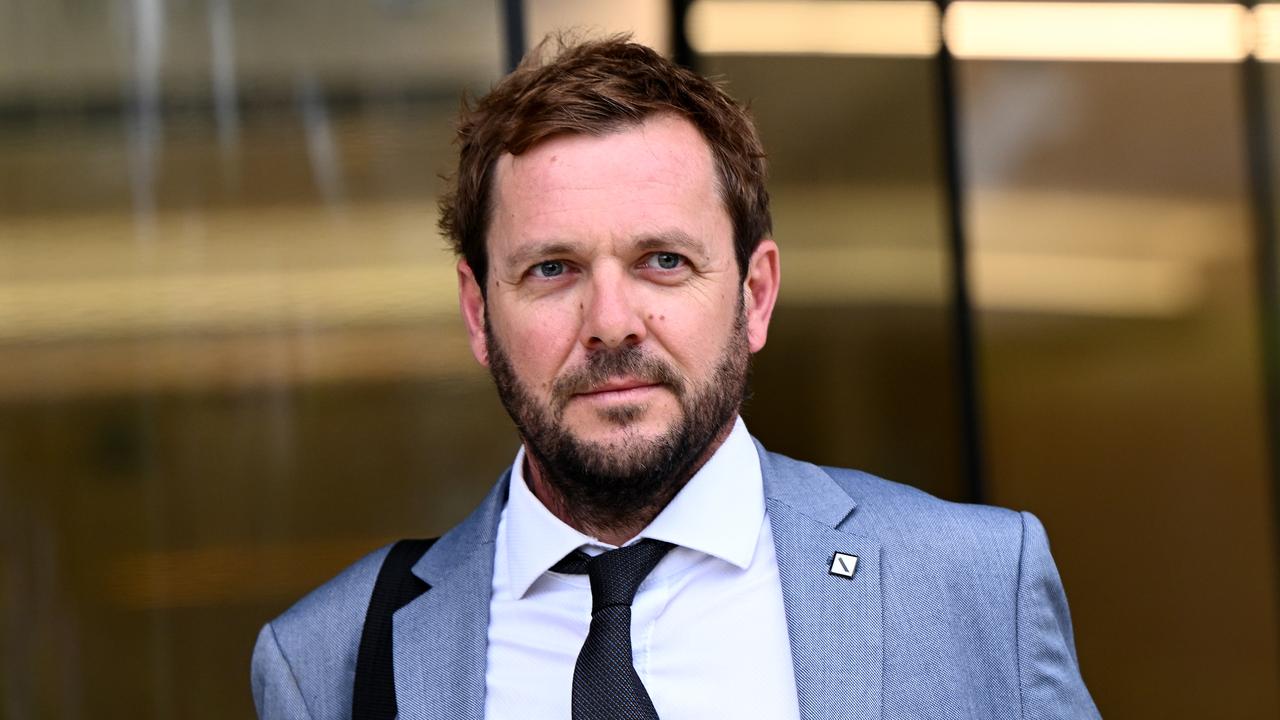 Tobias Moran outside Lidcombe Coroners Court