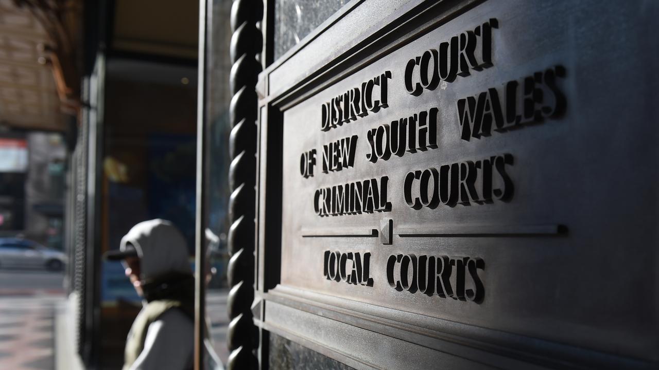 Signage for NSW District Court (file image)