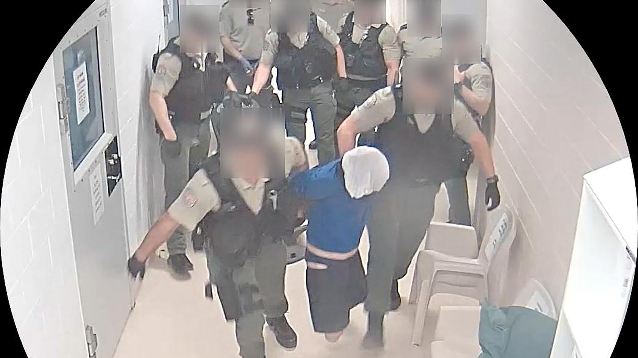 Wayne Hunt was roughly handled by prison guards.