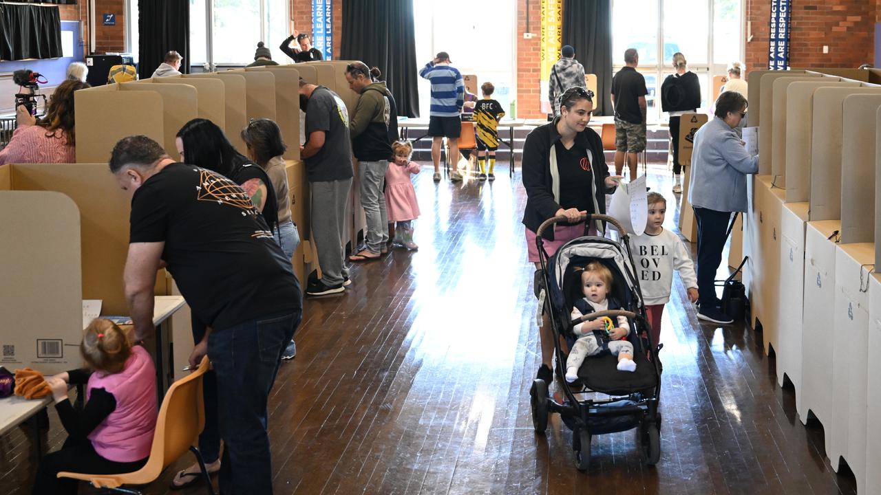 A polling station in NSW