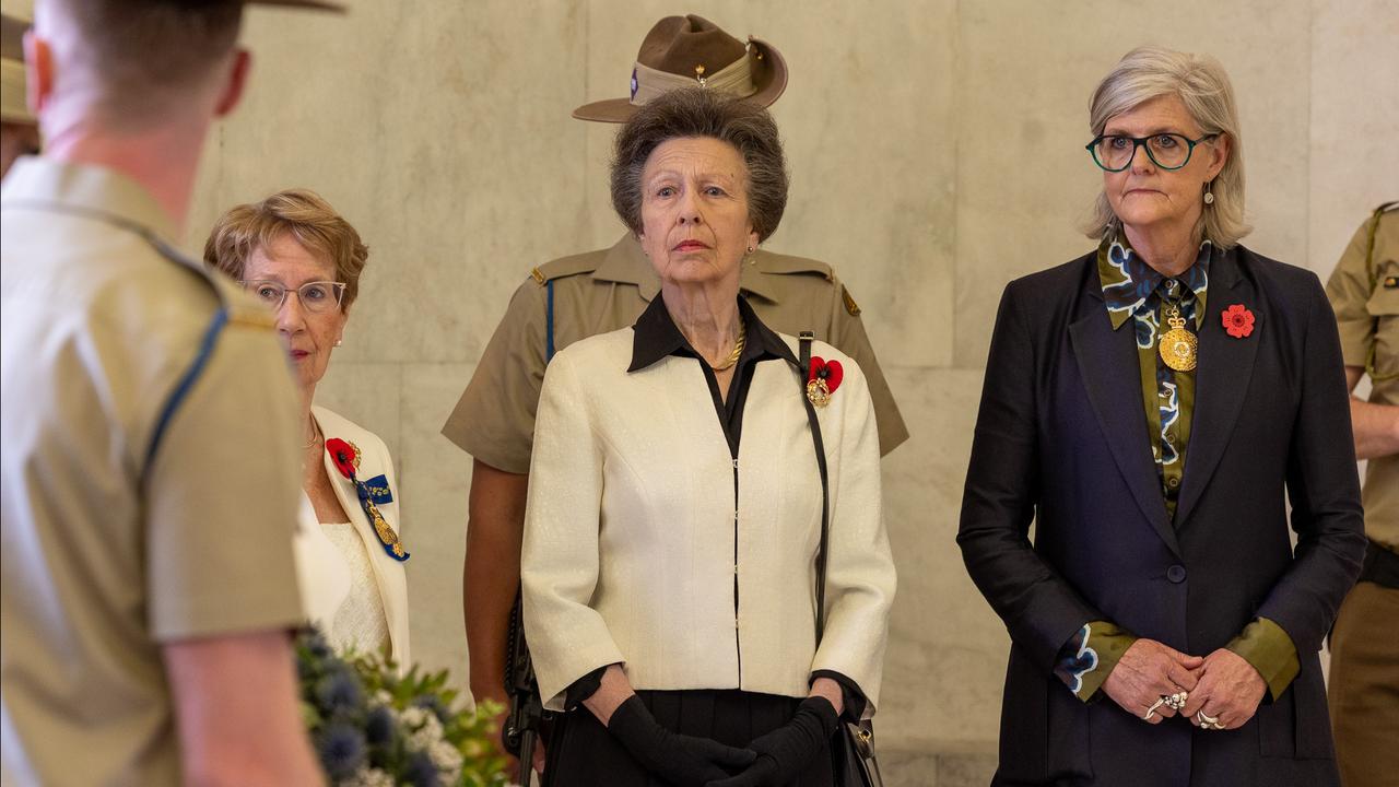 Princess Anne and Governor-General Sam Mostyn