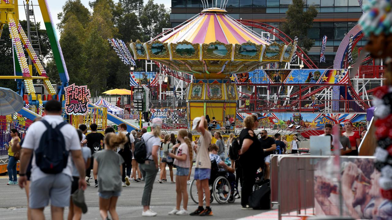 Rides at the Sydney Royal Easter show (file image)