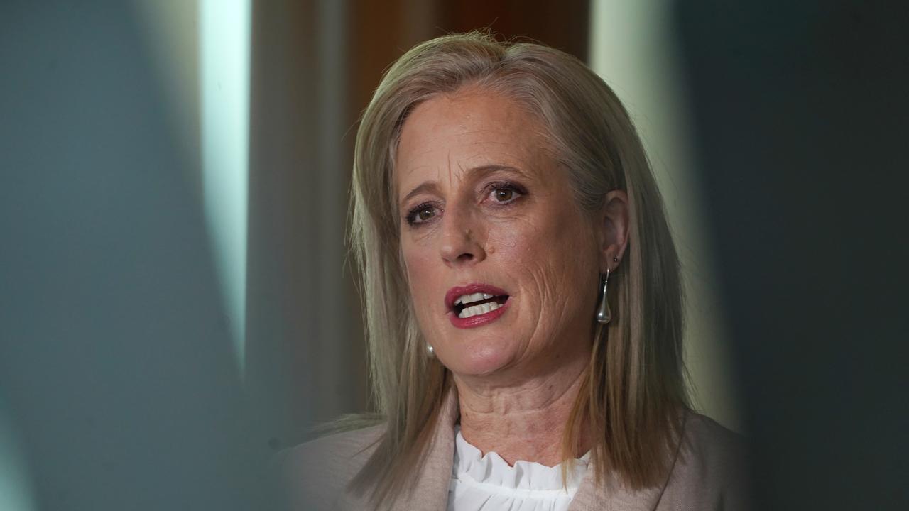 ELECTION25 KATY GALLAGHER PRESSER