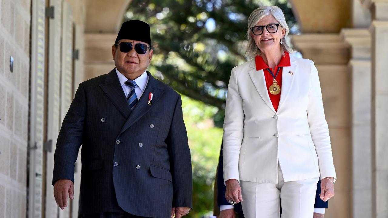 Prabowo Subianto with Governor-General Sam Mostyn