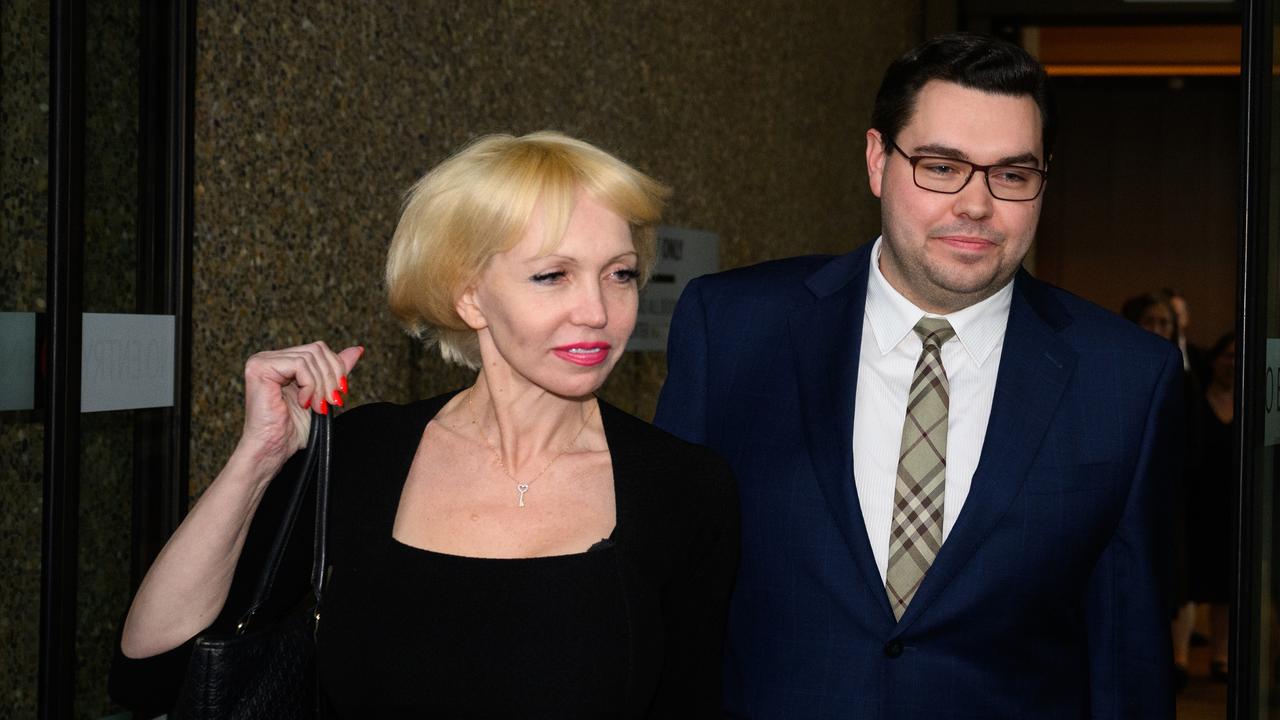 Zali Burrows and Bruce Lehrmann (file image)