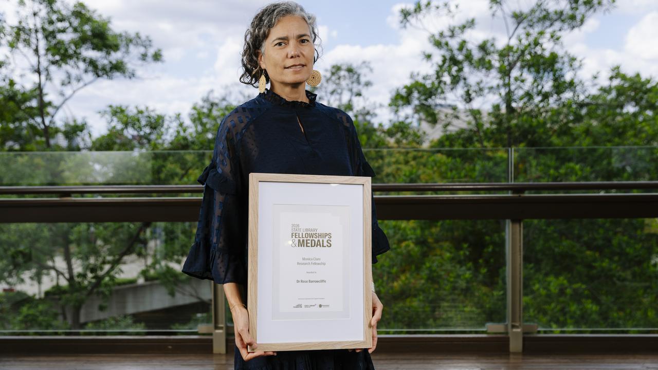 Queensland State Library Fellowship recipient Dr Rose Barrowcliffe