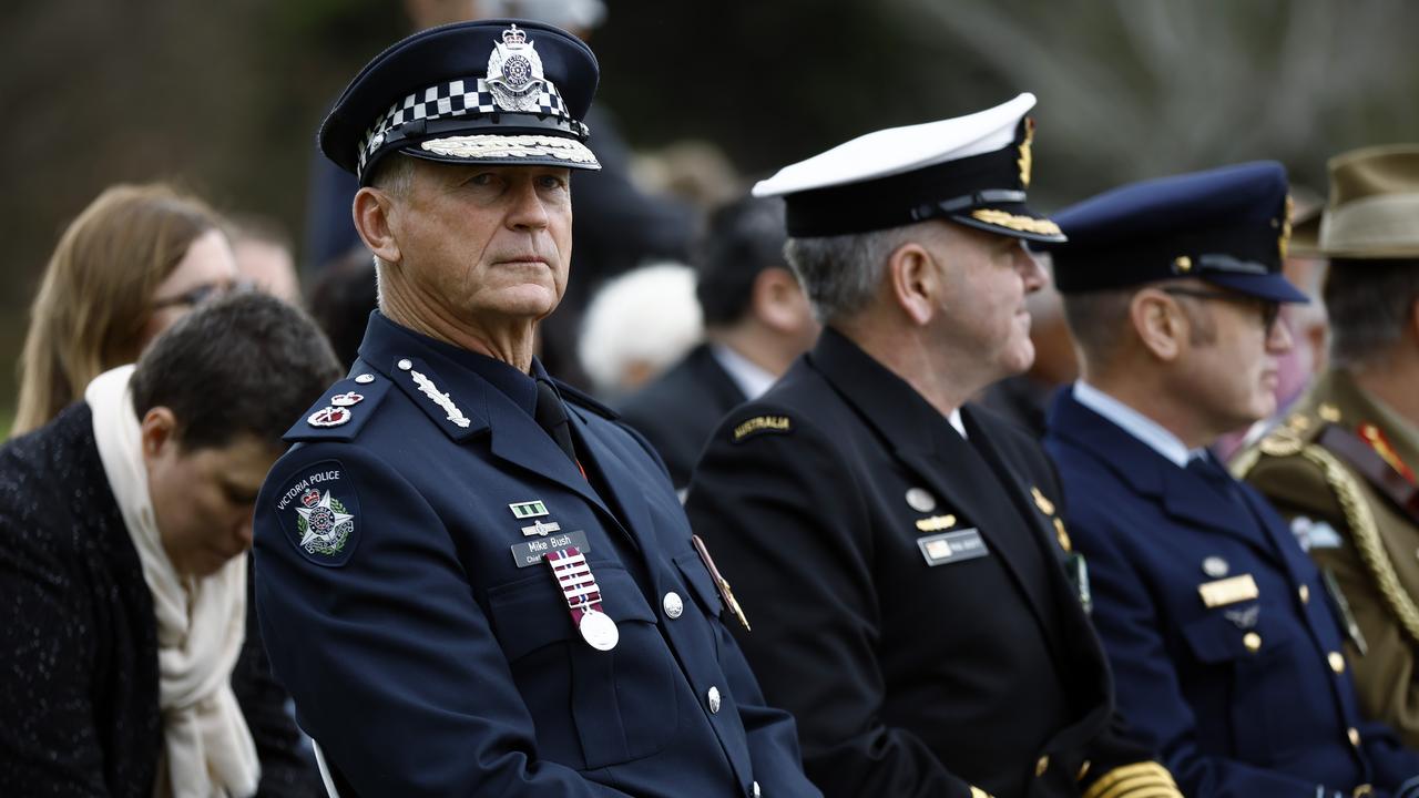 Chief Commissioner of Victoria Police Mike Bush
