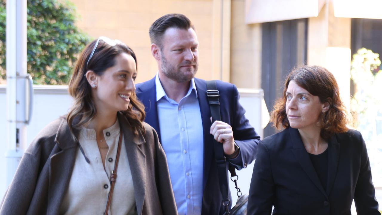 Brittany and Sam Groth (file image)