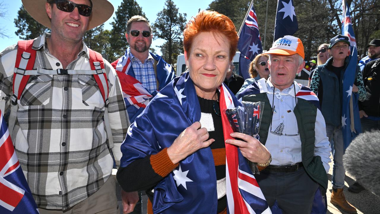 One Nation leader Pauline Hanson (file)