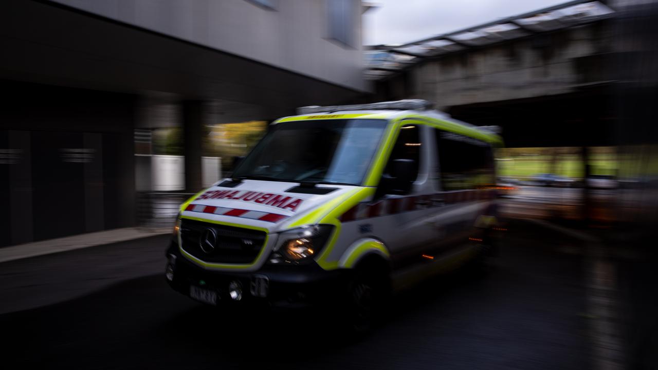 An ambulance arrives at the Alfred Hospital (file)