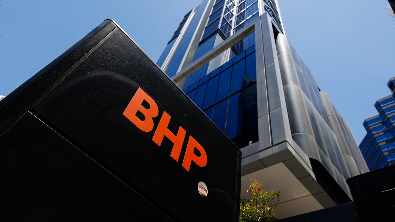 Signage for BHP (file image)